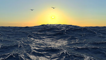 Rendered Ocean