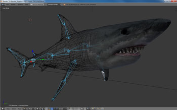 Rendered Shark